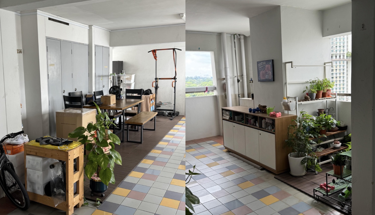 Smart or selfish? — Resident fills corridor with personal belongings